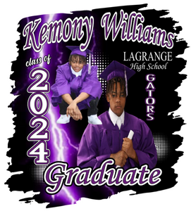 Congratulations Kemony Williams 2024 Grad T Shirt