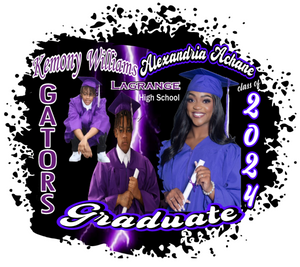 Alexandria and Kemony Combo Graduation T shirt